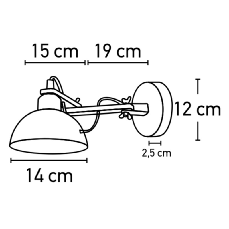 InLight Επιτοίχιο Φωτιστικό Λευκό (43382)