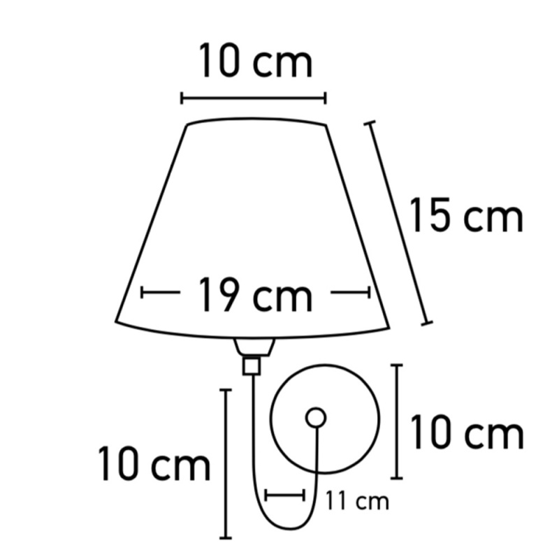 InLight Επιτοίχιο Φωτιστικό Λευκό (43022)