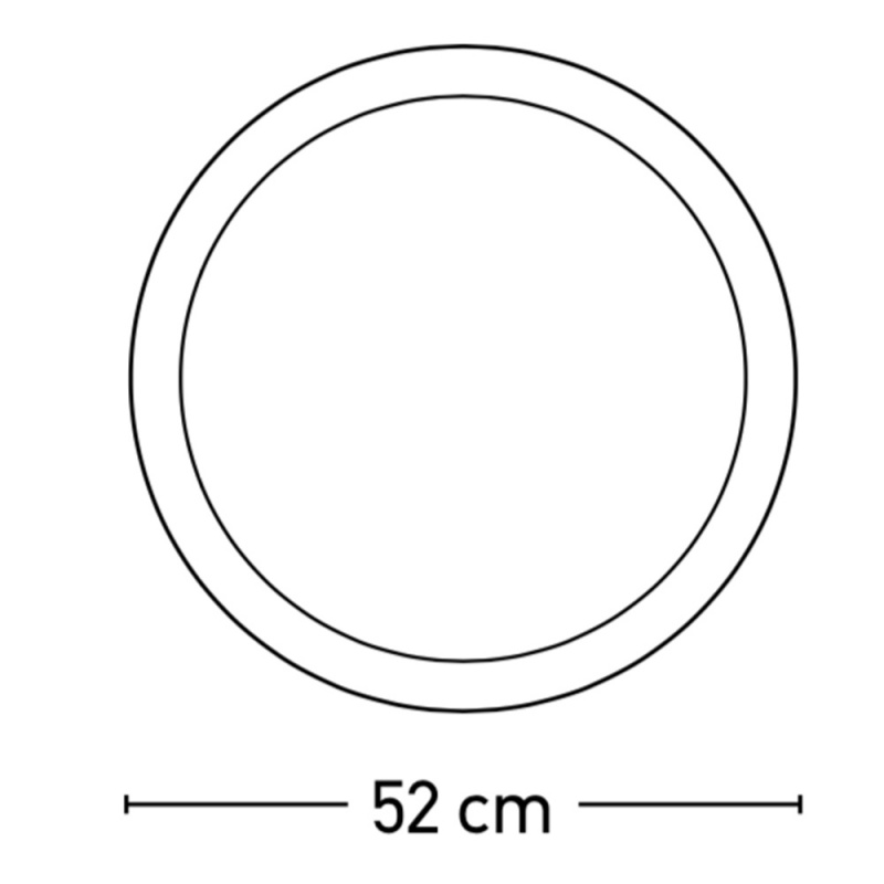 InLight Led Φωτιστικό Οροφής 32W 4000K Ø52 (42159A)