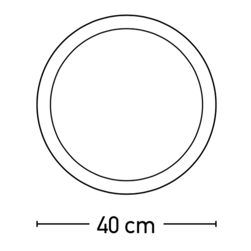 InLight Led Φωτιστικό Οροφής 24W 4000K Ø40 (42159B)