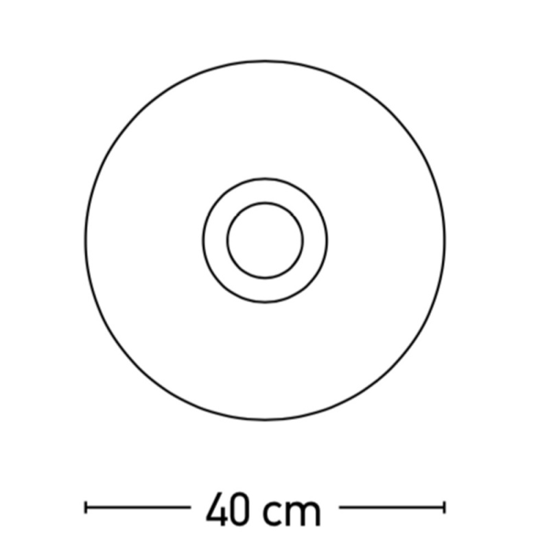 InLight Led Φωτιστικό Οροφής 24W 4000K Ø40 (42161B)