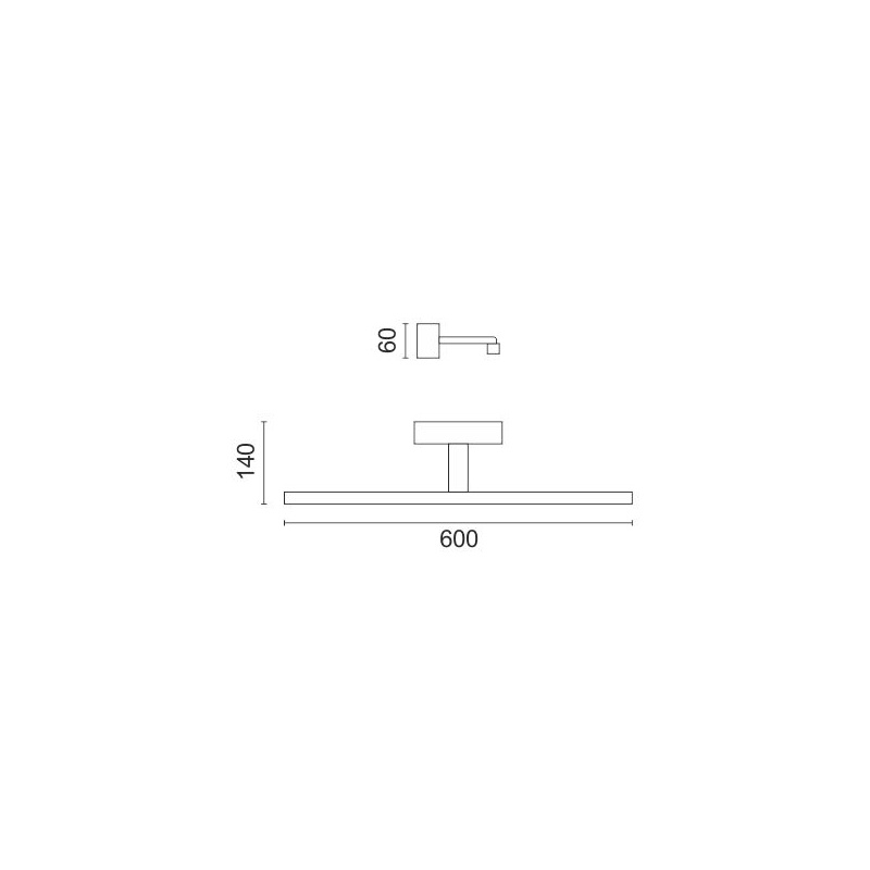 Spotlight Led Επιτοίχιο Φωτιστικό Μπάνιου 12W 4000K (5859)