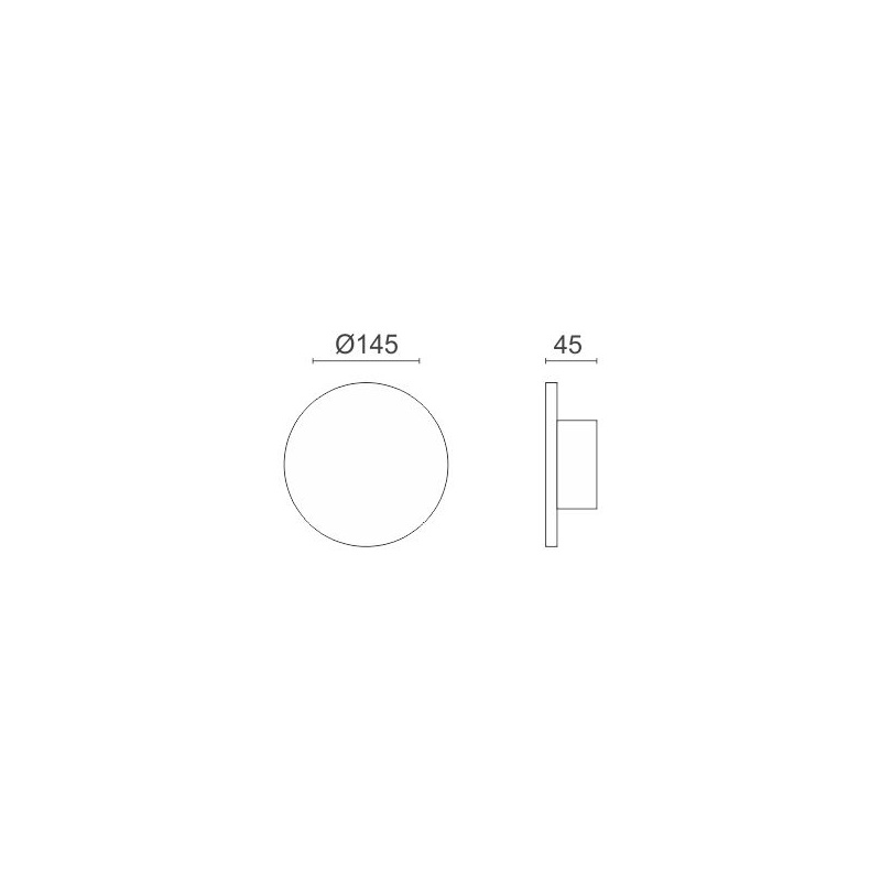 Spotlight Led Επιτοίχιο Φωτιστικό 8W 3000K (5886)