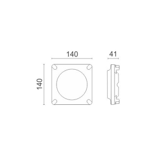 Spotlight Led Φωτιστικό Οροφής 8W 4000K Λευκό (5867)