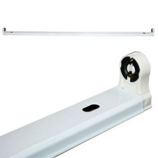 Σκαφάκι Led Μονό για T8 120cm (DELED120M)