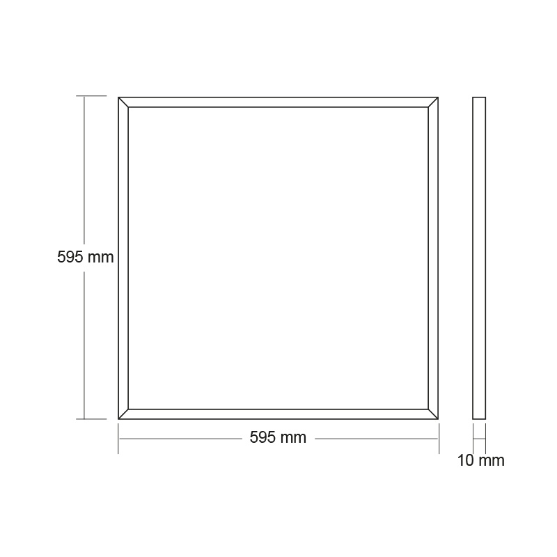 LED SMD slim panel OXO 48W 120° 3000K (OXO4830)