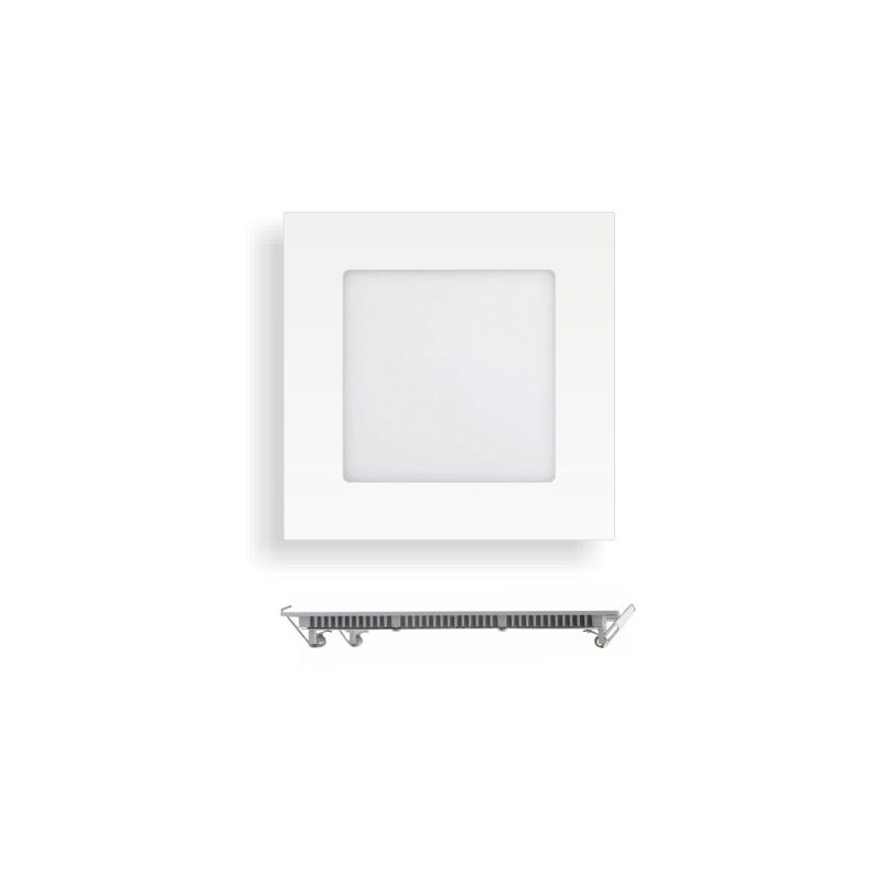 Spotlight LED SMD Slim panel 9x9 6W 180° 4000K (5239)