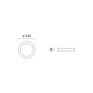 Spotlight Led SMD Slim panel 24W 140° 4000K (5224)