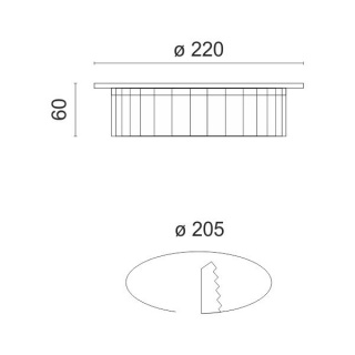 Spotlight LED SMD panel 30W 110° 4000K (5836)