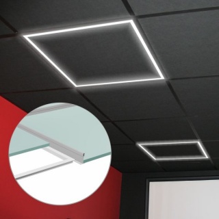 Spotlight LED SMD panel 40W 180° 3000K (5813)