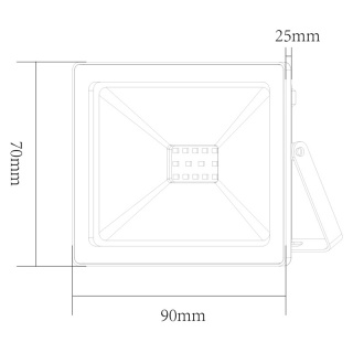 LED SMD προβολέας Q 10W 110° 3000K (Q1030)