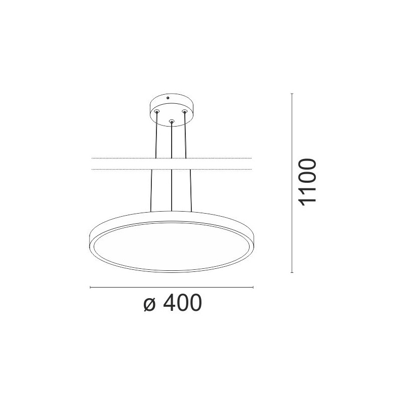 Spotlight Led Κρεμαστό Φωτιστικό 40W 4000K (5694)