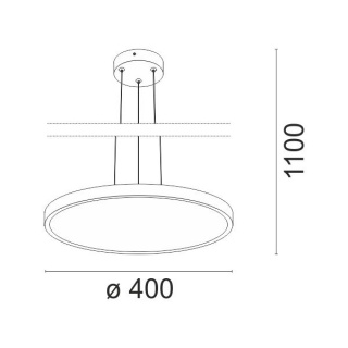 Spotlight Led Κρεμαστό Φωτιστικό 40W 4000K (6260)