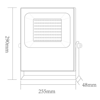 LED SMD προβολέας Q 100W 110° RGB + 6000K (Q100RGBW)